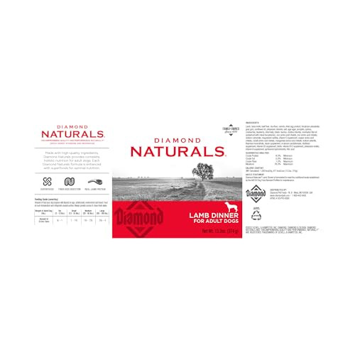 Diamond Naturals Lamb Dinner Can Dog 12/ 13.2Oz