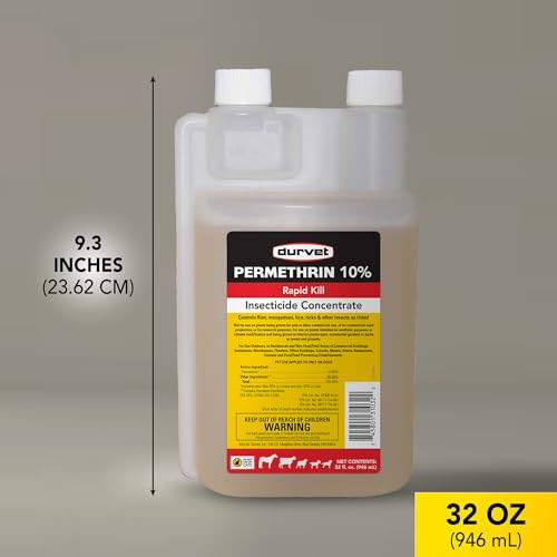 Durvet 2253432 Permethrin Ec 10 Percent Concentrate 32 Ounces