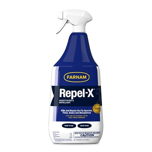 Farnam RepelX Emulsifiable Fly Spray For Horses Ready To Use 32 Fl Oz