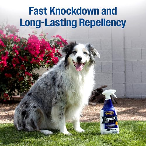 Farnam RepelX Emulsifiable Fly Spray For Horses Ready To Use 32 Fl Oz