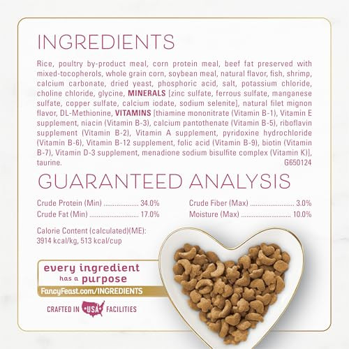 Fancy Feast Purina Fancy Feast Dry Cat Food Filet Mignon Flavor With Seafood 3 Lb