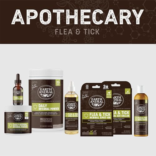 Earth Animal Apothecary Natural Flea & Tick Herbal Collar For Small Dogs &
