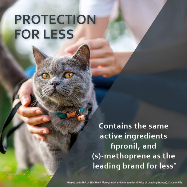 Fiproguard Sentry Fiproguard For Cats Flea And Tick Prevention For Cats And 1.5 Pounds