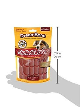 Dreambone Pork Stuffed Twistz Dog Chew /Pack (Dbst02164 6 Pieces