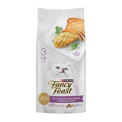 Fancy Feast Purina Fancy Feast Dry Cat Food With Savory FarmRaised Chicken And 3 Lb