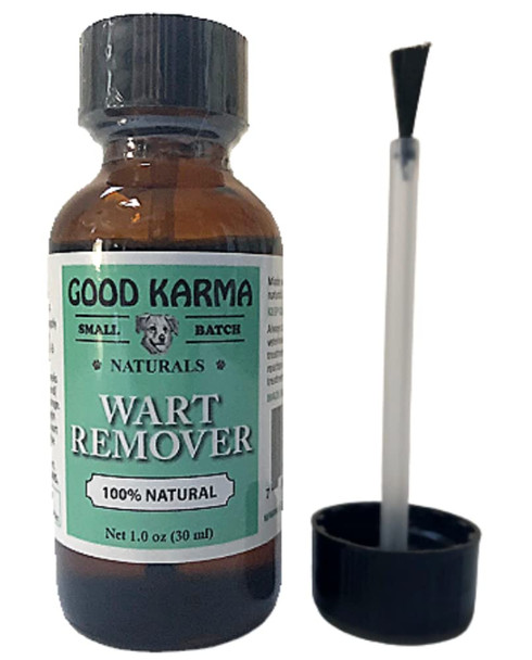 Good Karma Naturals Dog Wart Remover All Natural Painless Dog Warts Removal Treatment Skin 30Ml