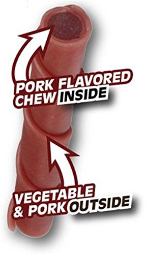 Dreambone Dbst02457 Pork Stuffed Twist Pet Chew Treats (9 Pack) One Size 9 Pack
