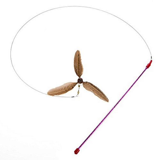 Gocat Da PurrPeller Cat Toy A Feather Propeller That Spins As It