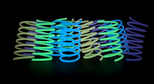Fashion's Talk 12Pcs GlowInTheDark Springs Cat Toys For Indoor CatsJelly Color Interactive Play