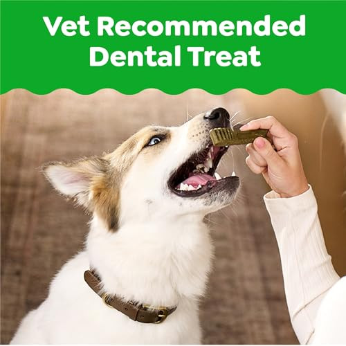 Greenies VeterinarianRecommended Adult Natural Dental Dog Treats Petite Size Original Flavor 18 Oz 30 Count