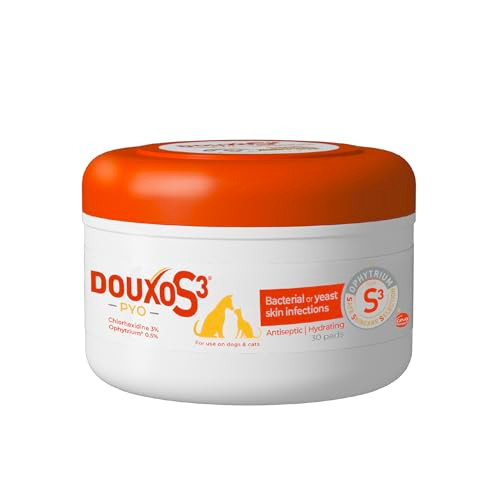 Douxo S3 Pyo Pads 3% Chlorhexidine Wipes For Dogs And Cats Antiseptic 30 Pads