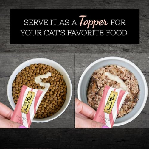 Fussie Cat Premium Puree Lickable Cat Treats In Chicken Puree 4 Flavors 4 40.5Oz 4 Pack