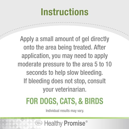 Four Paws Healthy Promise Quick Action Blood Stopper Styptic Gel For Dogs & 1.16 Oz
