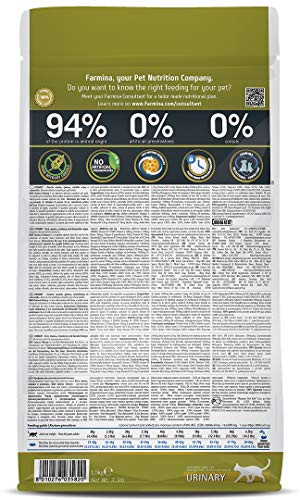 Farmina Pet Foods N&D Quinoa Urinary Duck Formula Adult Dry Cat Food 3.3Lb