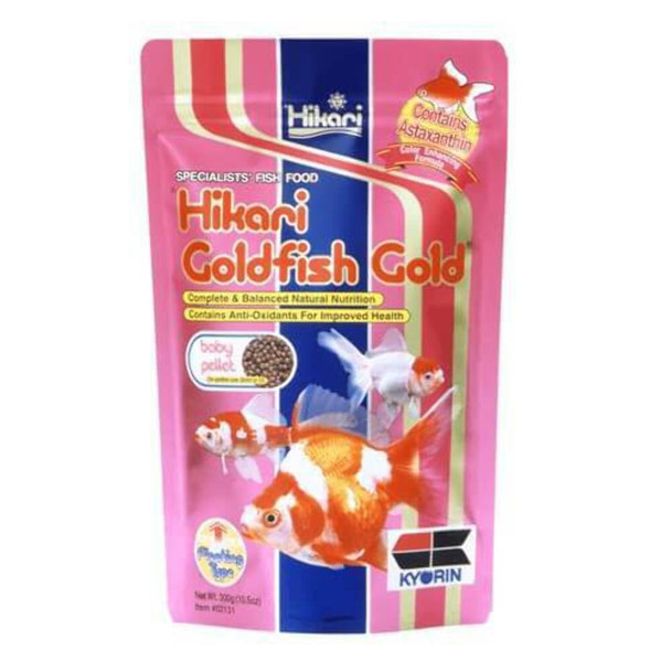 Hikari Gold Baby Floating Pellets For Koi And Pond Fish For Pets 10.5Ounce