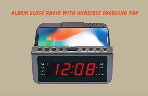 Hannlomax Hx205Wi Pll Fm Radio With Wireless Charging Usb Port For 1A