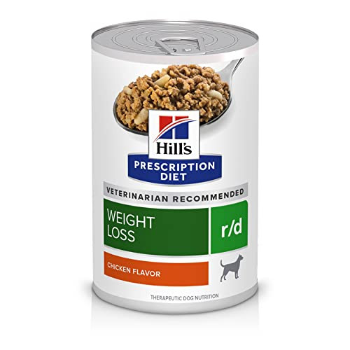 Hill's Prescription Diet R/D Weight Reduction Wet Dog Food Chicken . Cans 12Pack 12.3 Oz 12Pack
