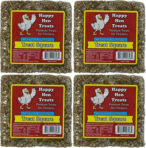 Happy Hen Treats Treat For Pets Mealworm And Sunflower 4 Pack 5.5Ounce 4 Pack