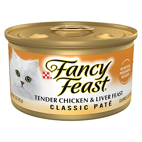 Fancy Feast Purina Fancy Feast Tender Chicken And Liver Feast Classic Grain 3 Oz Pack Of 24