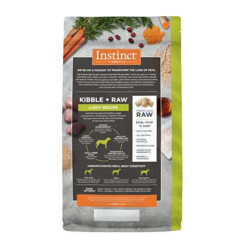 Instinct Raw Boost Light Natural Dry Dog Food With Freeze Dried Pieces 3.5 Lb