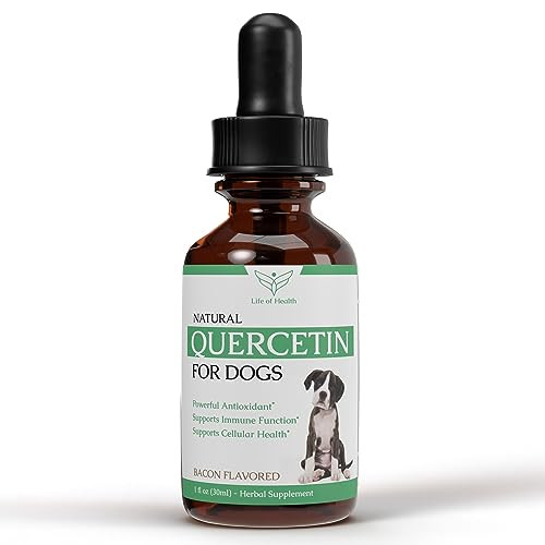 Life Of Health Quercetin For Dogs Quercetin For Dogs Allergies Supports Immune Respiratory Skin 1 Fl Oz