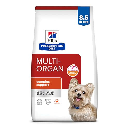 Hill's Prescription Diet MultiOrgan Complex Support Dry Dog Food Chicken . Bag 8.5 Lb