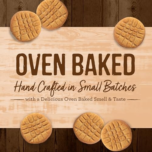 Merrick Oven Baked Dog Treats Natural Cookies For Dogs Paw'some P'nut Butter 11 Oz