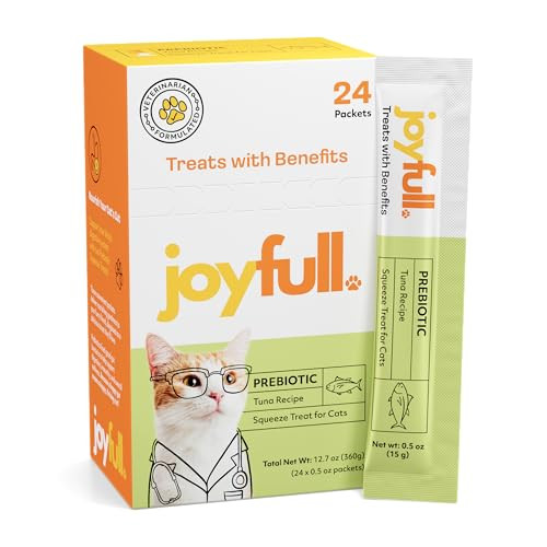 Joyfull Lickable Cat Treats With Prebiotics 0.5 Oz
