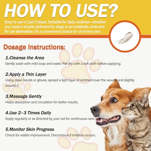 Nutriarise Wound Care Ointment For Dogs & Cats Antibiotic Wound Ointment For 1Oz