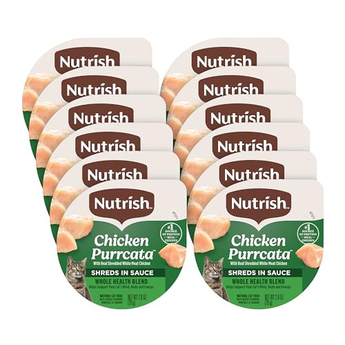 Nutrish Grain Wet Cat Food Chicken Purrcata Whole Health Blend With 2.8 Oz Pack Of 12
