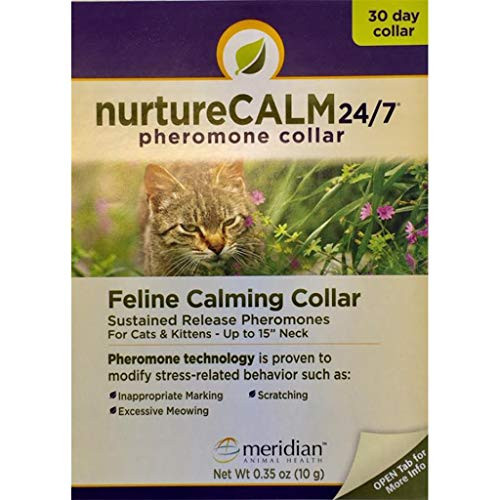 Naturecalm Nurturecalm 24/7 Feline Calming Pheromone Collar (Upto 15" Neck