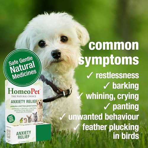 Homeopet Anxiety Relief Medicine For Pets Natural Anxiety Relief For Dogs And 15 Milliliters