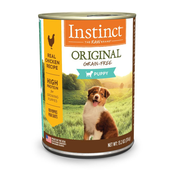 Instinct Original Puppy Wet Dog Food Grain Recipe Real Chicken (Pack 13.2 Ounce Pack Of 6