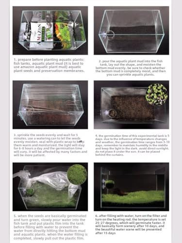 Misuhalou Aquarium GRASS PLANT 3 Pack 3 Pack