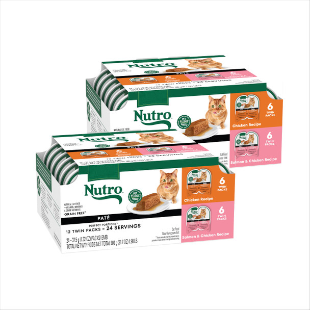 Nutro Perfect Portions Wet Cat Food Cuts In Gravy Multipack: Tuna Recipe 2.64 Oz 12 Count