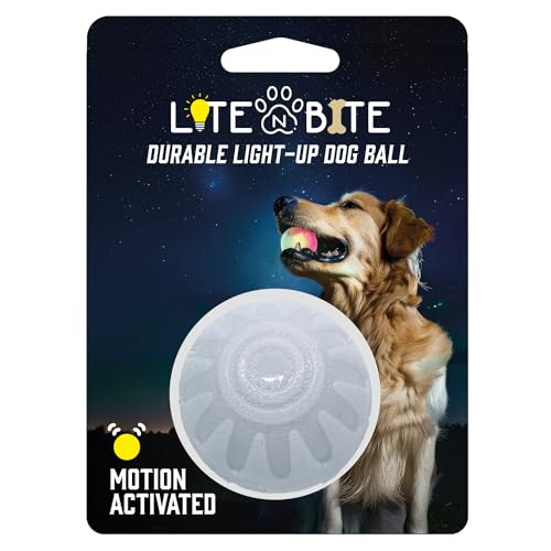 Iron Paws Led Light Up Dog Ball BounceActivated Light Up Dog Ball With