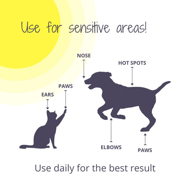 Noseprint Spf 30 Sun Protection Balm For Pets In Tin 30 Ml
