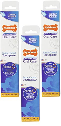 Nylabone Dental Advanced Oral Care Tartar Control Toothpaste (Pack Of 3 Pack Of 3