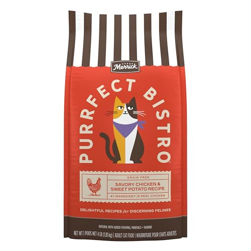Merrick Purrfect Bistro Grain Chicken And Sweet Potato Recipe Natural Dry 4 Lb