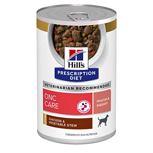 Hill's Prescription Diet Onc Care Wet Dog Food Chicken & Vegetable Stew Veterinary Diet 12.5 Oz 12Pack
