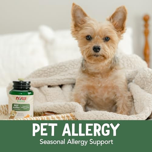 Now Foods Pet Health Pet Allergy Supplement Formulated For Cats & Dogs Nasc 75 Chewable