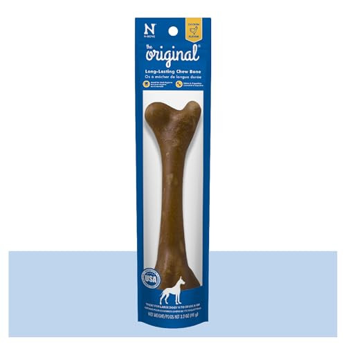 NBone NBone The Original Bagged Bone Treat For Dogs Large Chicken Flavor 3.2Ounce