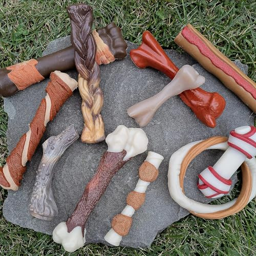 Nylabone 2 Pack Of Power Chew Extreme Chewing Braided Bully Stick Alternative 2 Pack