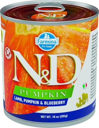 N&D Farmina Pumpkin Lamb Pumpkin Blueberry Dog Food 10 Ounce