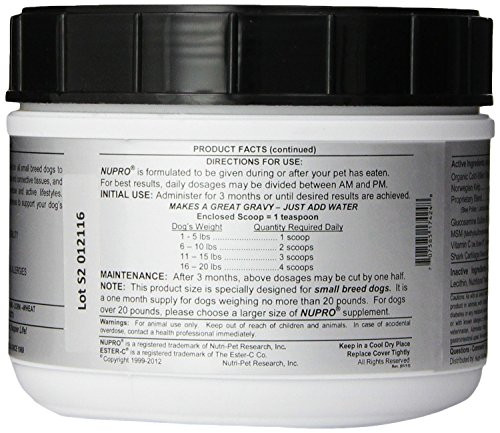 Nupro Joint And Immunity Support For Dogs (Small Breed Size 1Pound