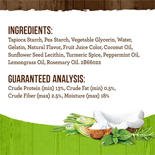 Merrick Fresh Kisses Natural Dental Chews Infused With Coconut And Botanical Oils 2550 Lbs 22 Ct