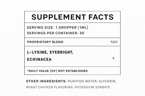 Oliver & Co. Dog & Cat Sneezing Treatment Helps To Support Sinus Health Eye 1 Fl Oz