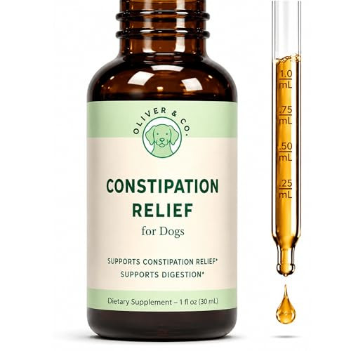 Oliver & Co. Dog Constipation Relief Constipation Relief For Dogs Helps To Gently Relieve 1 Fl Oz