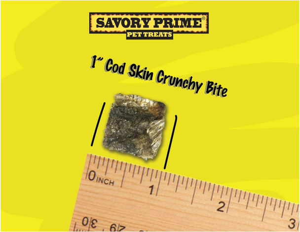 Savory Prime Cod Skin Crunchy Bites, 16-Ounce