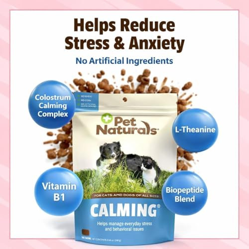 Pet Naturals Calming Chews For Dogs And Cats Anxiety Relief With Gentle Ingredients 160 Count